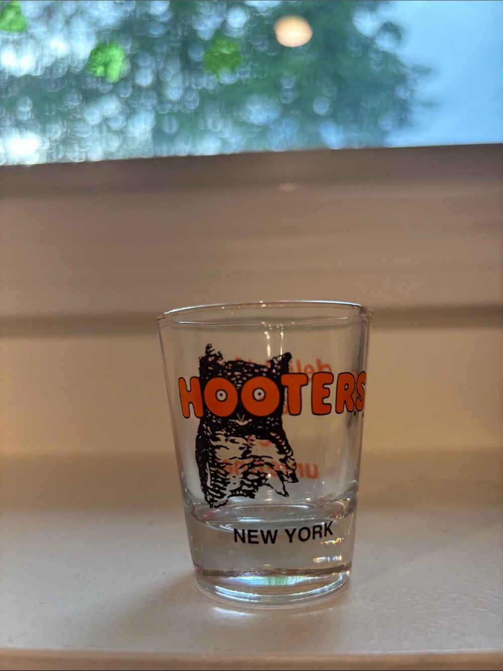 Hooters New York Collectible Shot Glass